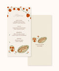 Menu Template | Heirloom Vine | Tall Menu (10x21cm)